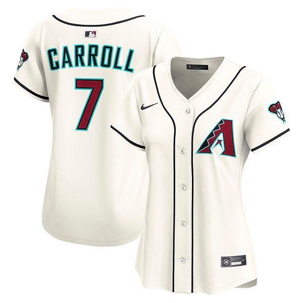 Женская бейсболка Corbin Carroll Arizona Diamondbacks Home Limited Nike
Женская бейсболка Corbin Carroll Arizona Diamondbacks Home Limited Nike