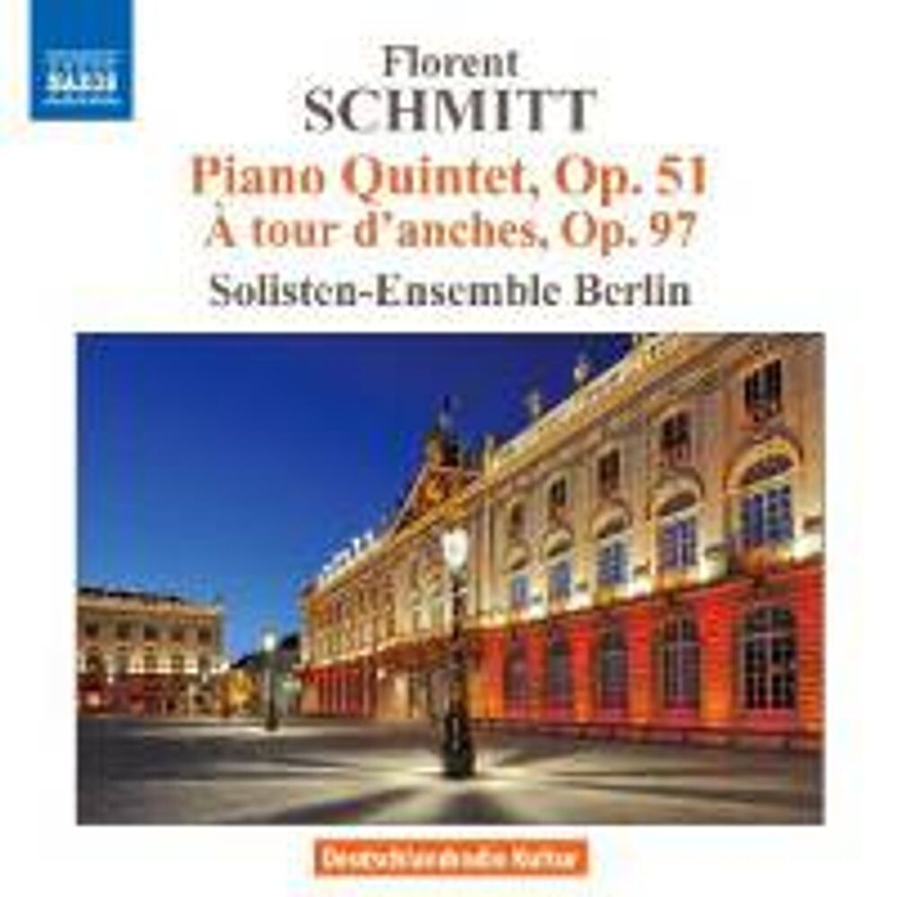Диск CD Schmitt: Piano Quintet / A tour d'anches - Florent Schmitt, Solisten-Ensemble Berlin (Berlin Soloists Ensemble)
Диск CD Schmitt: Piano Quintet / A tour d'anches - Florent Schmitt, Solisten-Ensemble Berlin (Berlin Soloists Ensemble)