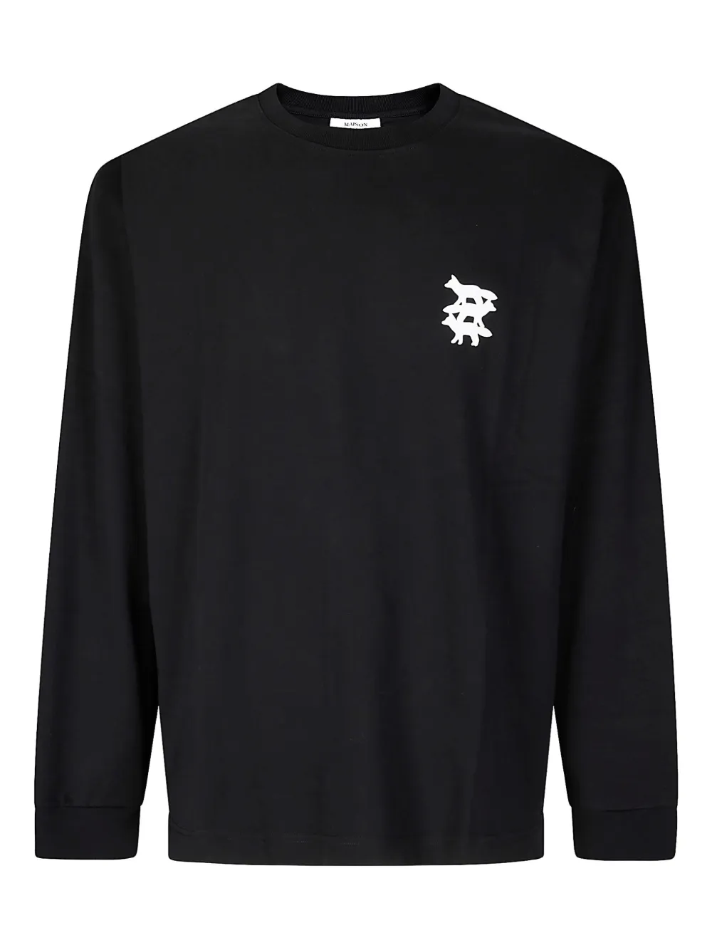 Лонгслив с принтом-логотипом Maison Kitsuné, черный
Лонгслив с принтом-логотипом Maison Kitsuné, черный