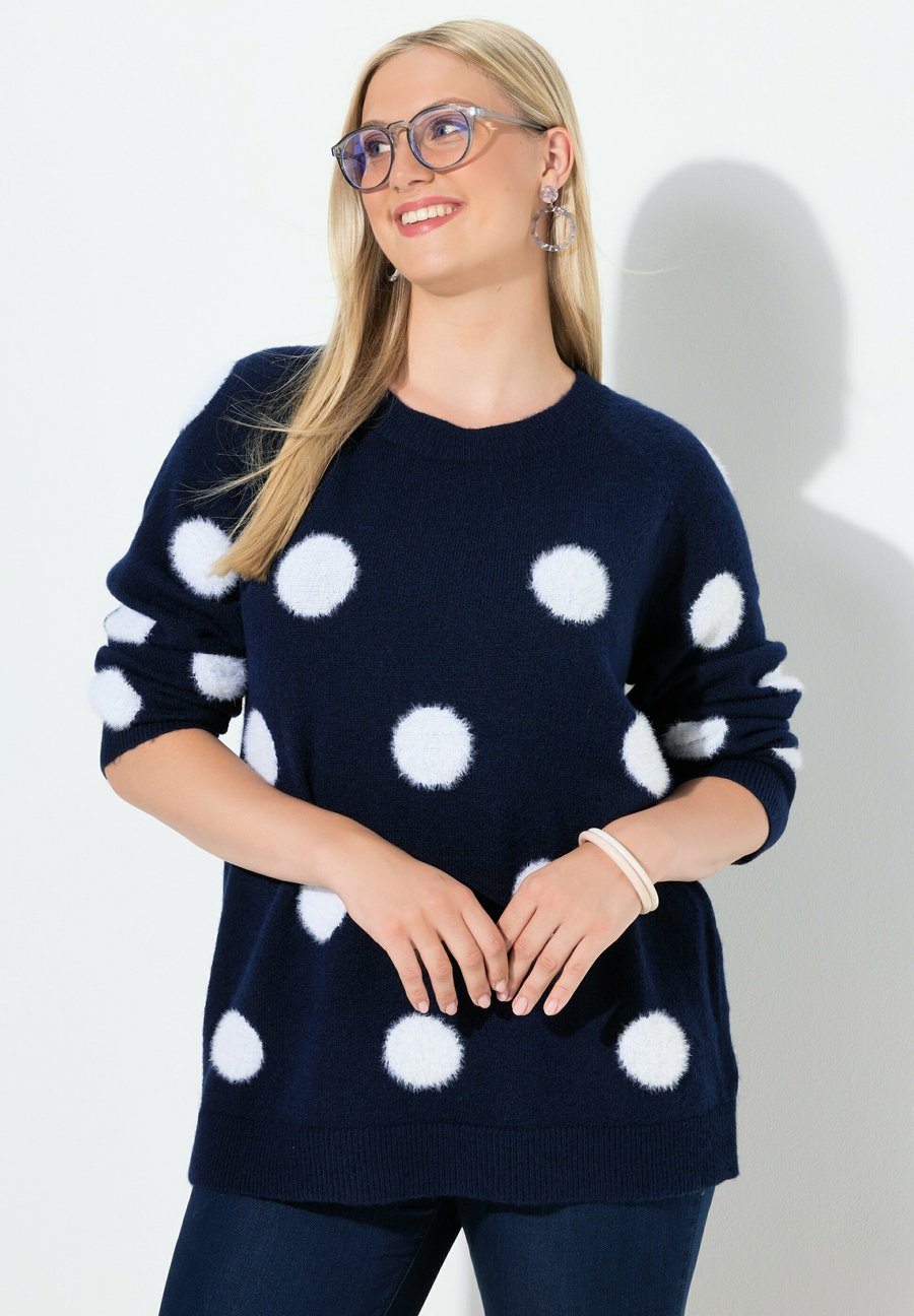 Джемпер Ulla Popken Jumper, Ink Blue/Purple
Джемпер Ulla Popken Jumper, Ink Blue/Purple