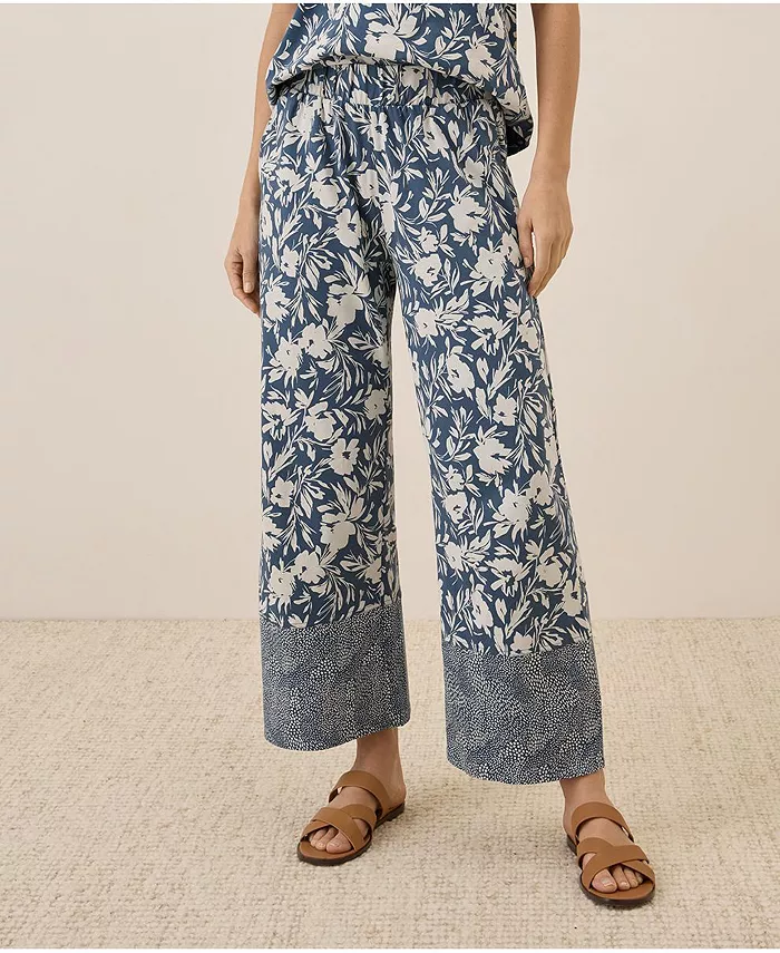 Женские пижамные брюки из органического хлопка Staycation Pact, синий
Женские пижамные брюки из органического хлопка Staycation Pact, синий