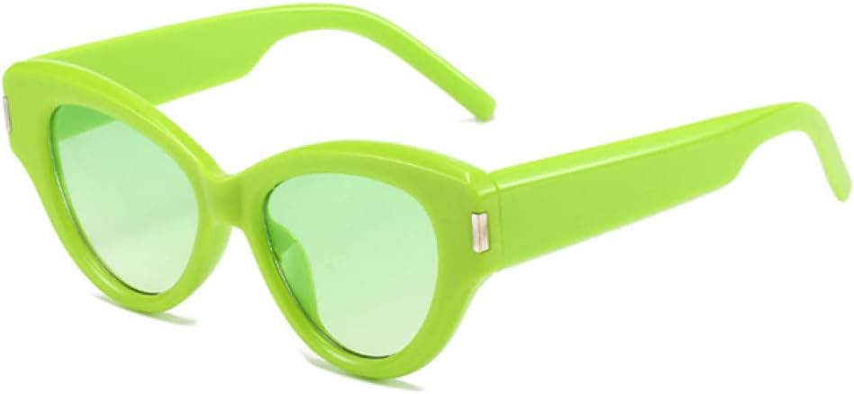 Женские солнцезащитные очки «кошачий глаз» в стиле ретро, желейные очки с защитой от УФ-излучения UV400, мужские солнцезащитные очки с заклепками LANGSER, Green Green Gradient
Женские солнцезащитные очки «кошачий глаз» в стиле ретро, желейные очки с защитой от УФ-излучения UV400, мужские солнцезащитные очки с заклепками LANGSER, Green Green Gradient