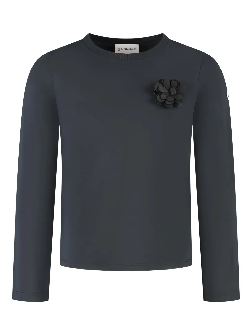 Футболка с цветочными аппликациями Moncler Enfant, черный
Футболка с цветочными аппликациями Moncler Enfant, черный