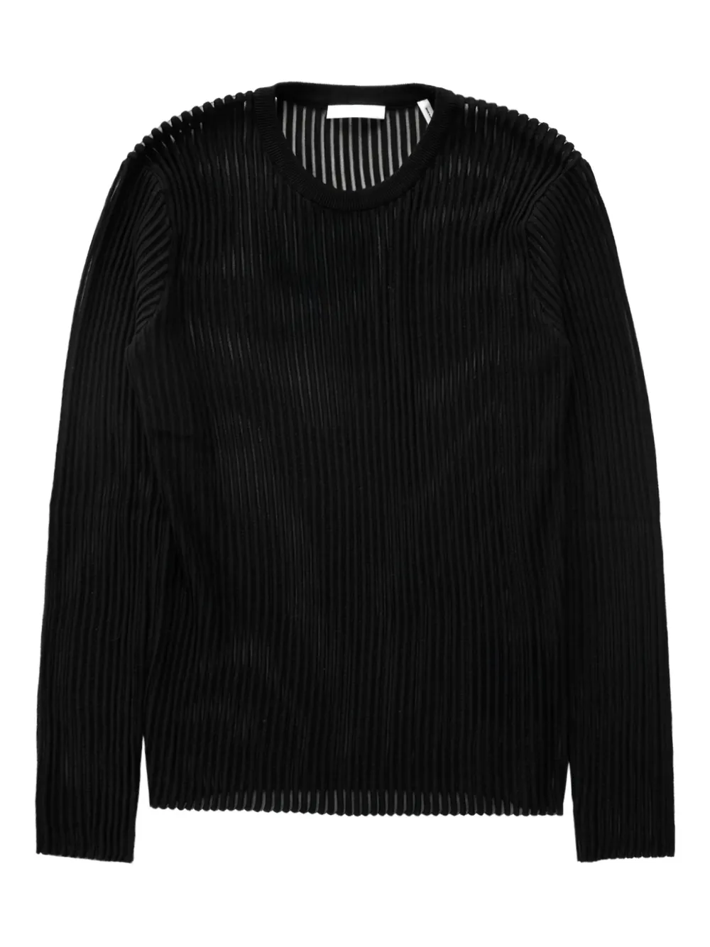 Лонгслив с круглым вырезом Helmut Lang, черный
Лонгслив с круглым вырезом Helmut Lang, черный