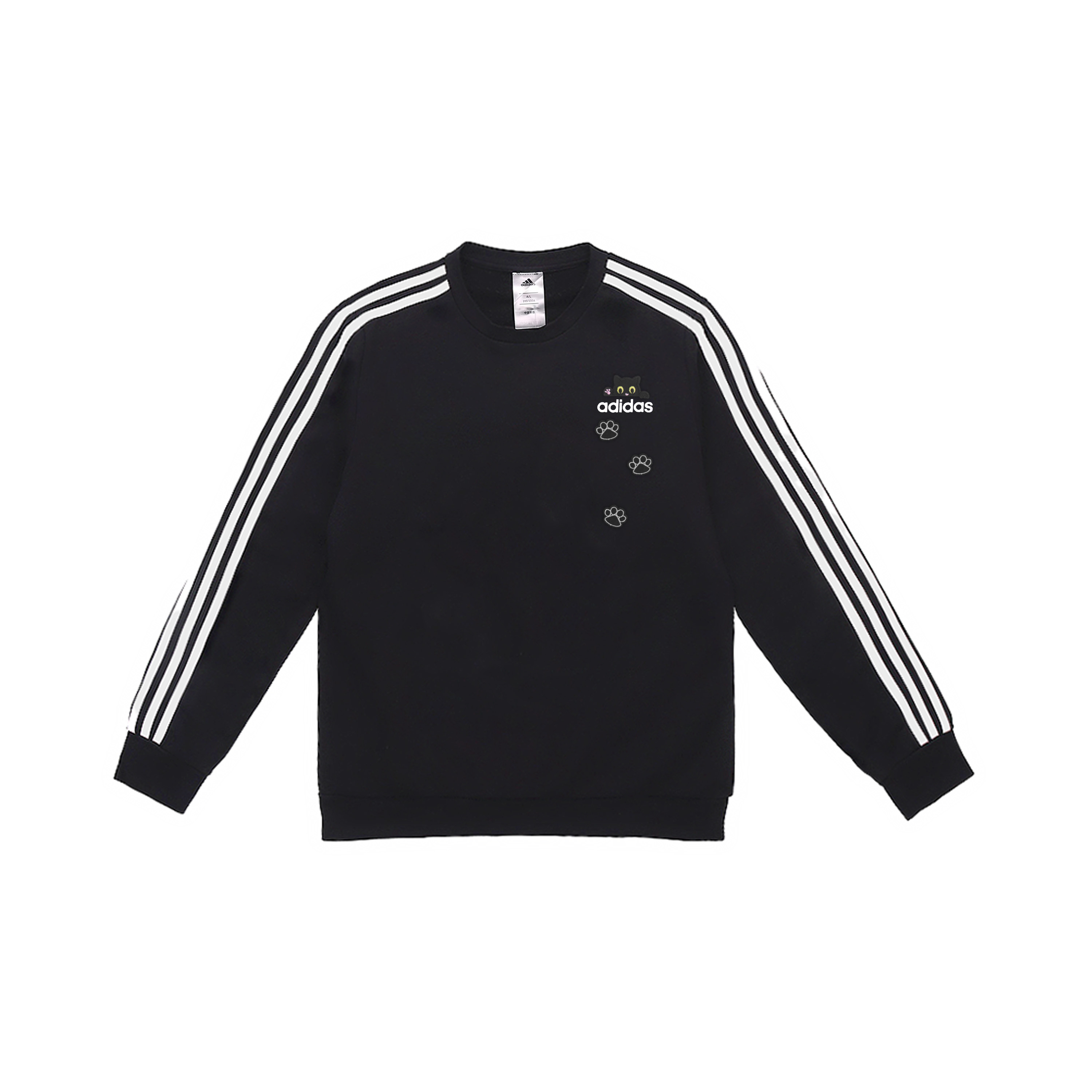 Свитшот Unisex с 3 полосками Adidas, черный
Свитшот Unisex с 3 полосками Adidas, черный