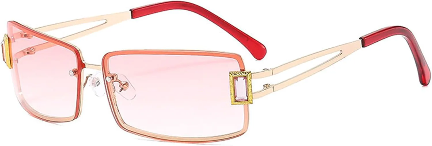 Helena Y2K Роскошные дизайнерские солнцезащитные очки без оправы для женщин, винтажные панк-очки с стразами, большие очки, защита от ультрафиолета UV400, C4
Helena Y2K Роскошные дизайнерские солнцезащитные очки без оправы для женщин, винтажные панк-очки с стразами, большие очки, защита от ультрафиолета UV400, C4