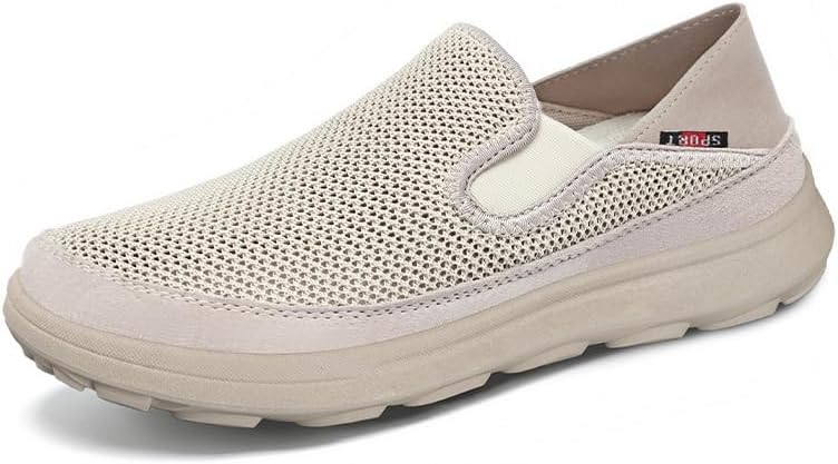 Мужские повседневные слипоны с комфортной толстой подошвой, удобные лоферы, легко надеваются/снимаются, дышащие кроссовки для работы и путешествий Qacksv, бежевый
Мужские повседневные слипоны с комфортной толстой подошвой, удобные лоферы, легко надеваются/снимаются, дышащие кроссовки для работы и путешествий Qacksv, бежевый