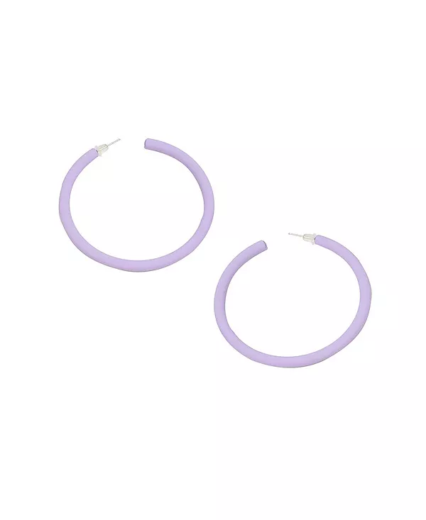 Женские пастельные серьги-кольца Sohi, purple
Женские пастельные серьги-кольца Sohi, purple