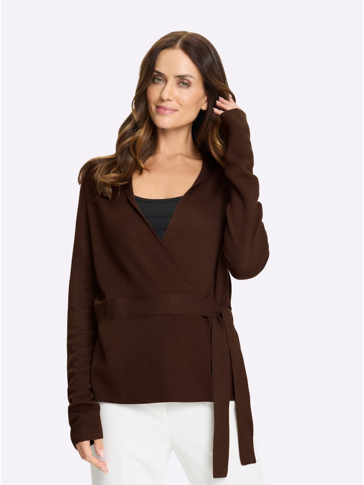 Кардиган-обертка в шоколадном цвете Heine
Кардиган-обертка в шоколадном цвете Heine
