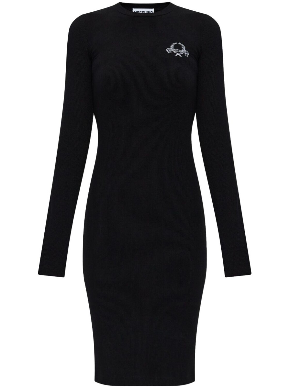 Платье с вышитым логотипом Moschino, черный
Платье с вышитым логотипом Moschino, черный