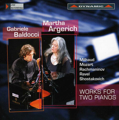 CD диск Mozart / Argerich / Baldocci: Baldocci & Argerich Play Works for Two Pianos
CD диск Mozart / Argerich / Baldocci: Baldocci & Argerich Play Works for Two Pianos