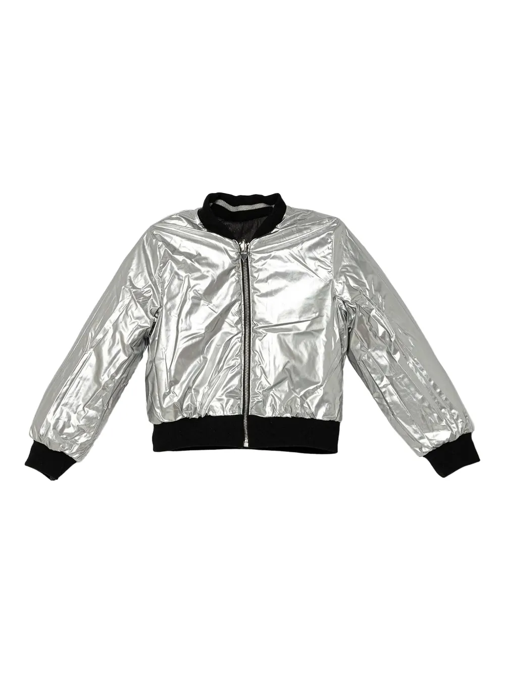 Двусторонний бомбер с эффектом металлик Guess Kids, черный
Двусторонний бомбер с эффектом металлик Guess Kids, черный