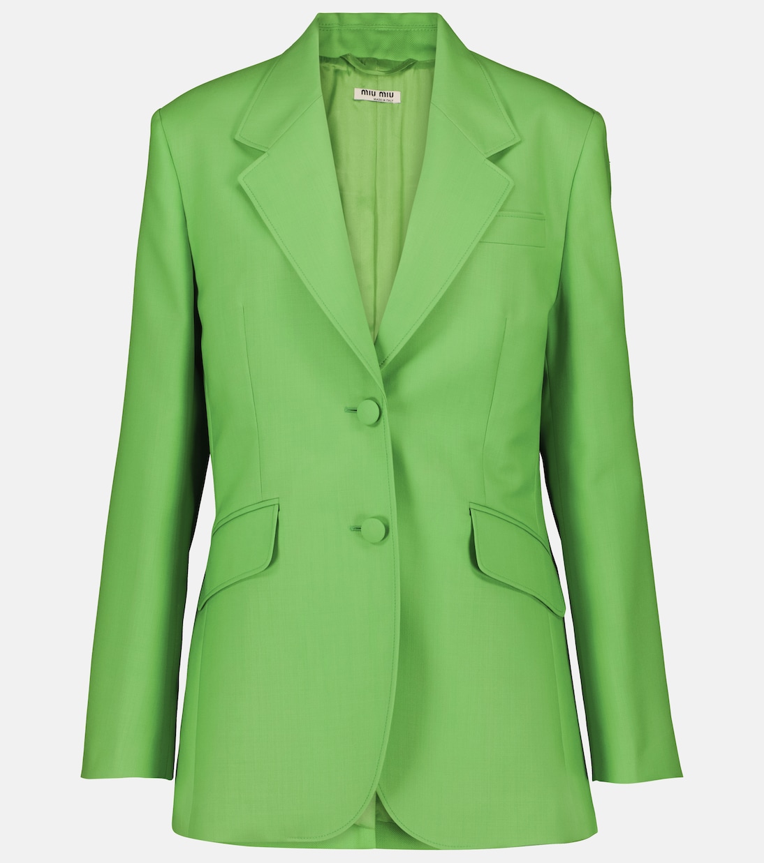 Блейзер из натуральной шерсти Miu Miu, Mela
Блейзер из натуральной шерсти Miu Miu, Mela