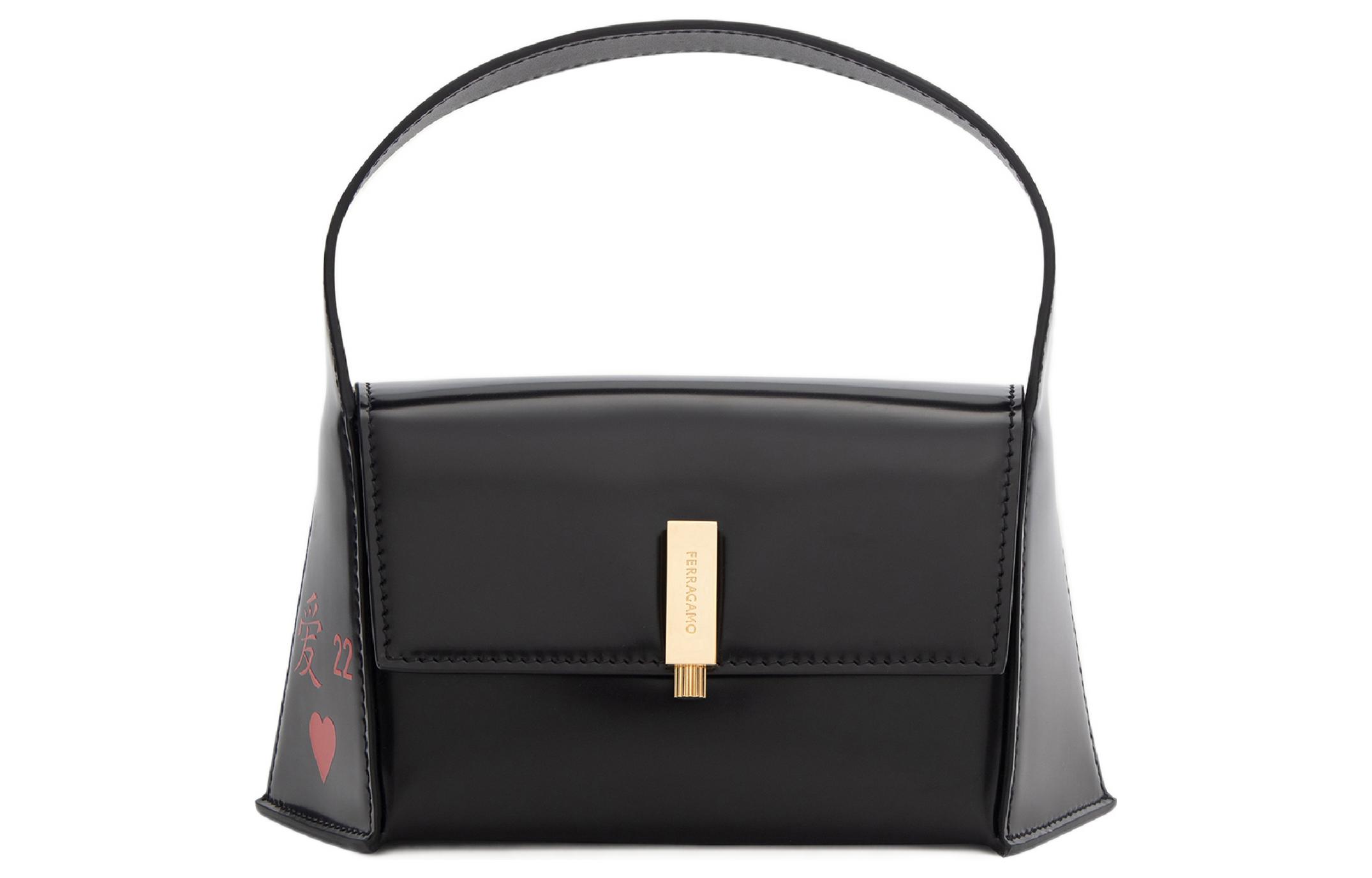 Ferragamo Кожаная сумка через плечо маленькая женская черная
Ferragamo Кожаная сумка через плечо маленькая женская черная