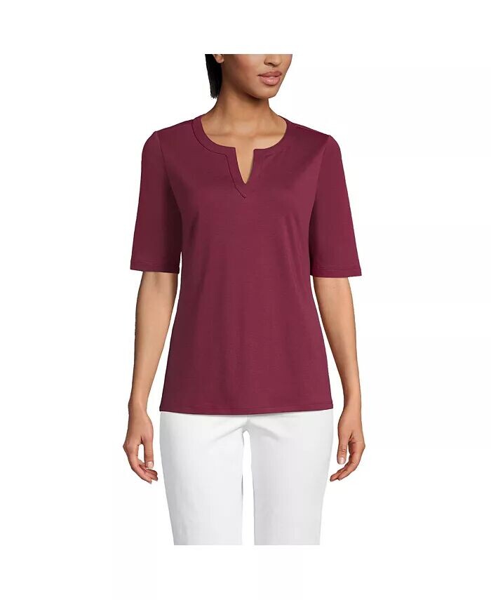 Жен. Хлопок Полиэстер Современный С разрезом до локтя и рукавами до локтя Lands' End, красный
Жен. Хлопок Полиэстер Современный С разрезом до локтя и рукавами до локтя Lands' End, красный