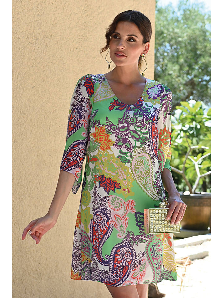 Платье до колена Bleu d'Azur, красочный
Платье до колена Bleu d'Azur, красочный