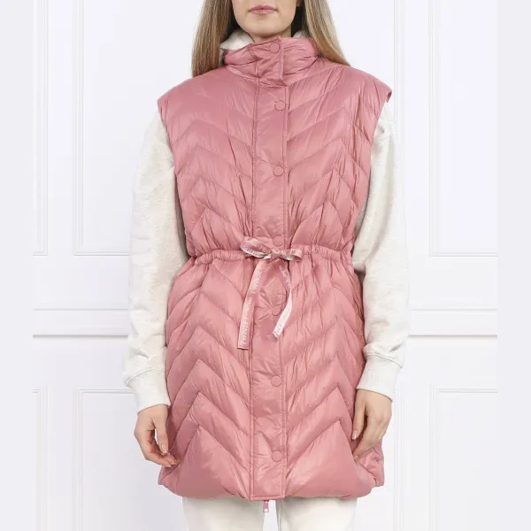 Пуховик без рукавов стандартного кроя Twin-Set, розовый
Пуховик без рукавов стандартного кроя Twin-Set, розовый