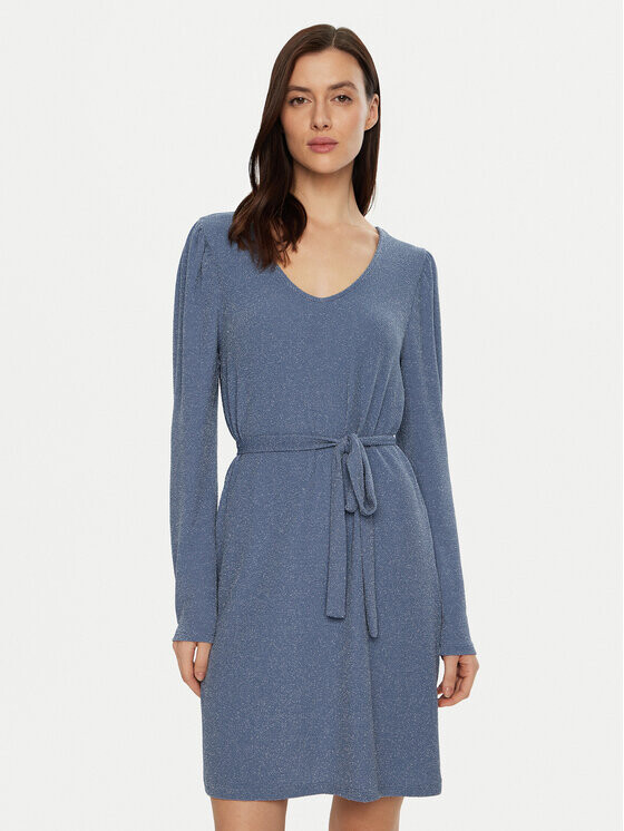 Коктейльное платье стандартного кроя Vila, голубой
Коктейльное платье стандартного кроя Vila, голубой