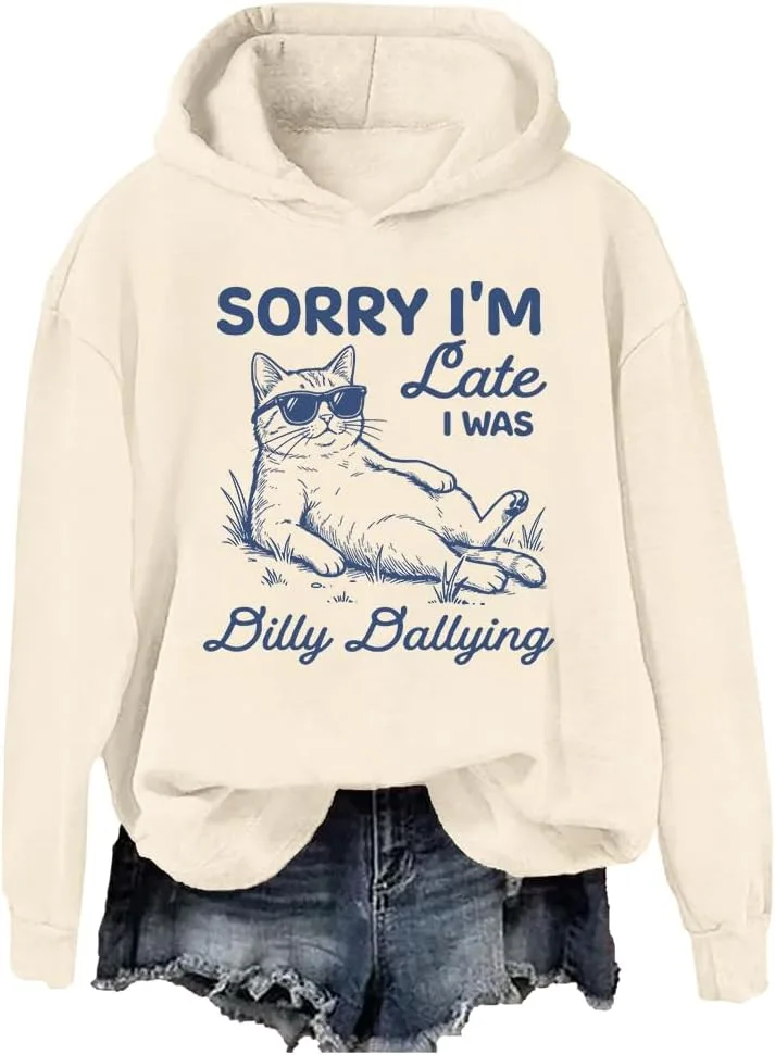 Толстовка Sorry I'm Late I Was Dilly Dallying с длинным рукавом Cynvor
Толстовка Sorry I'm Late I Was Dilly Dallying с длинным рукавом Cynvor