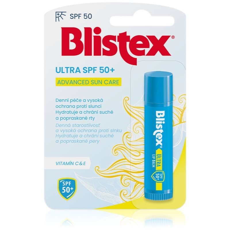 Blistex Ultra SPF 50+ увлажняющий бальзам для губ 4,25 г
Blistex Ultra SPF 50+ увлажняющий бальзам для губ 4,25 г