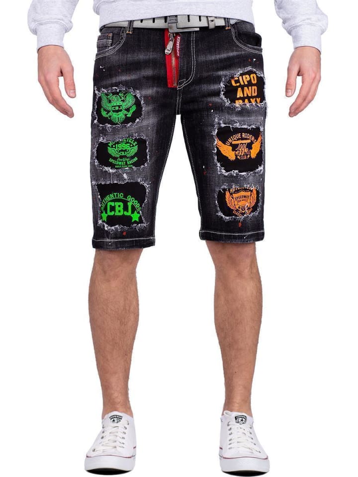 Джинсовые шорты Cipo & Baxx, черный
Джинсовые шорты Cipo & Baxx, черный