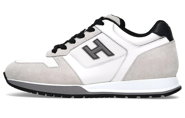 H321 Износостойкие повседневные кроссовки мужские бело-серые HOGAN 
H321 Износостойкие повседневные кроссовки мужские бело-серые HOGAN