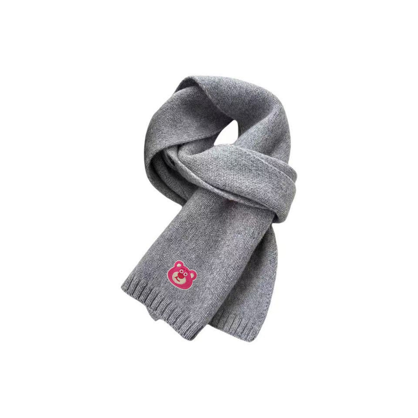 Disney Вязаный шарф унисекс, Light Gray 
Disney Вязаный шарф унисекс, Light Gray