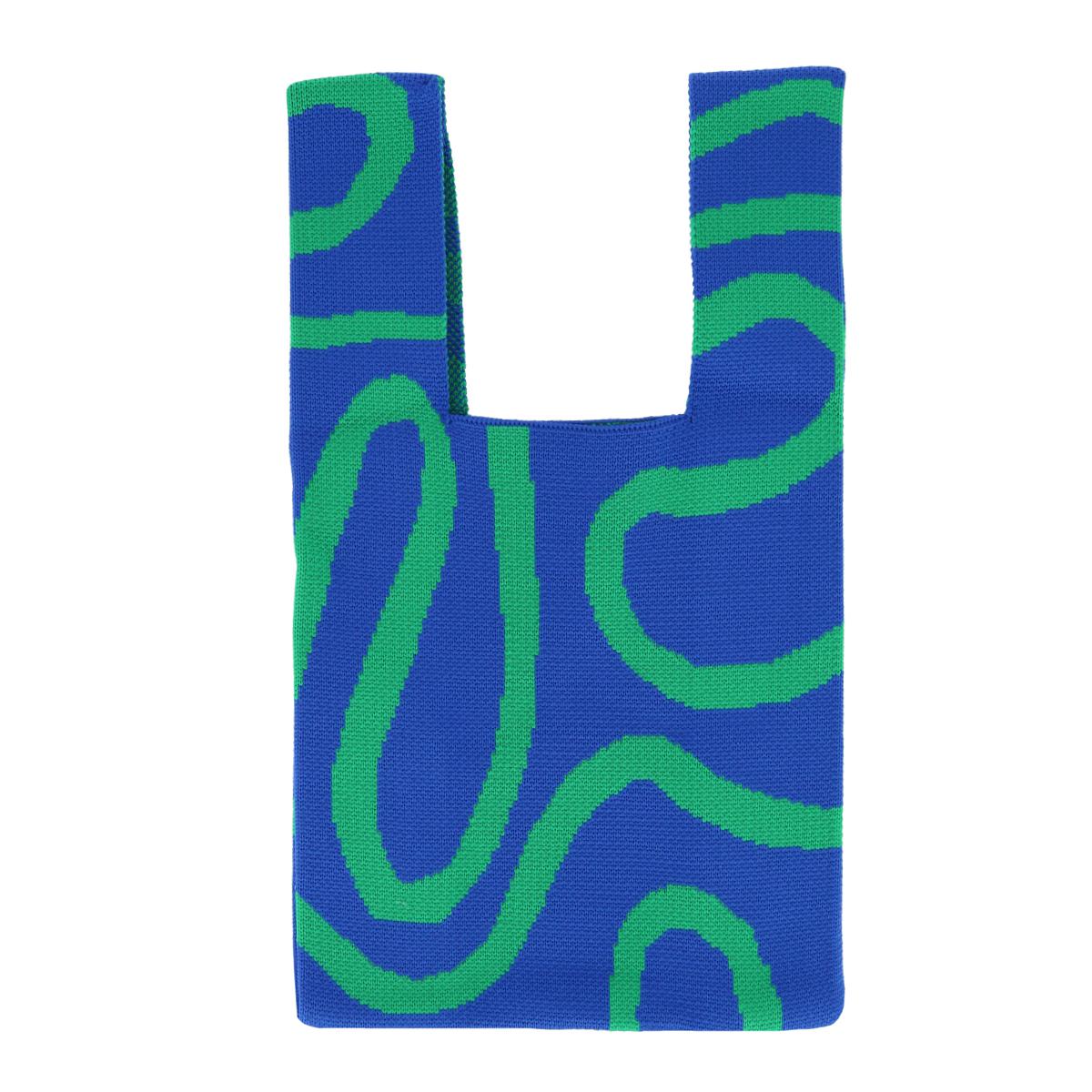 Женская мини-сумка-тоут из трикотажа CTM, синий
Женская мини-сумка-тоут из трикотажа CTM, синий