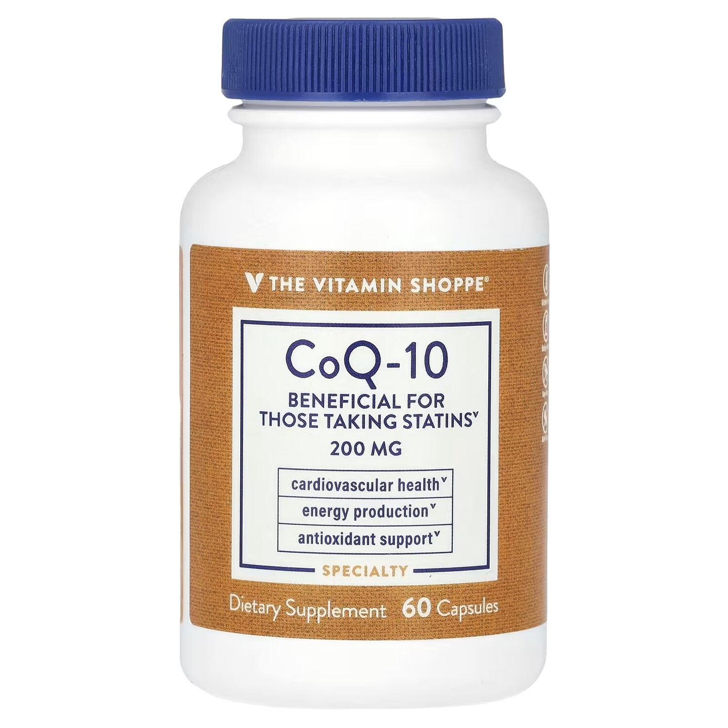 Добавка The Vitamin Shoppe CoQ-10 200 мг, 60 капсул
Добавка The Vitamin Shoppe CoQ-10 200 мг, 60 капсул