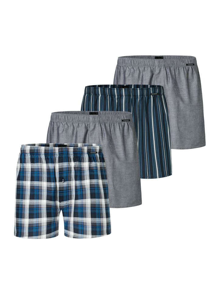 Трусы боксеры Schiesser, цвет grau/blau
Трусы боксеры Schiesser, цвет grau/blau