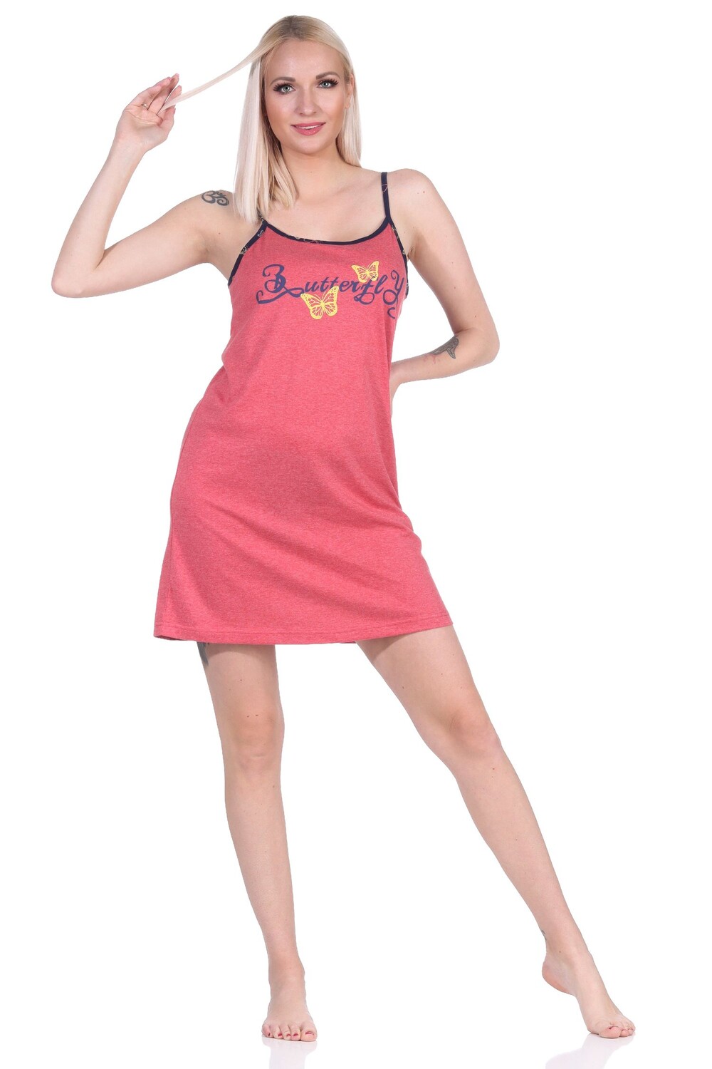 Ночная рубашка NORMANN Spaghetti Schmetterling, красный
Ночная рубашка NORMANN Spaghetti Schmetterling, красный