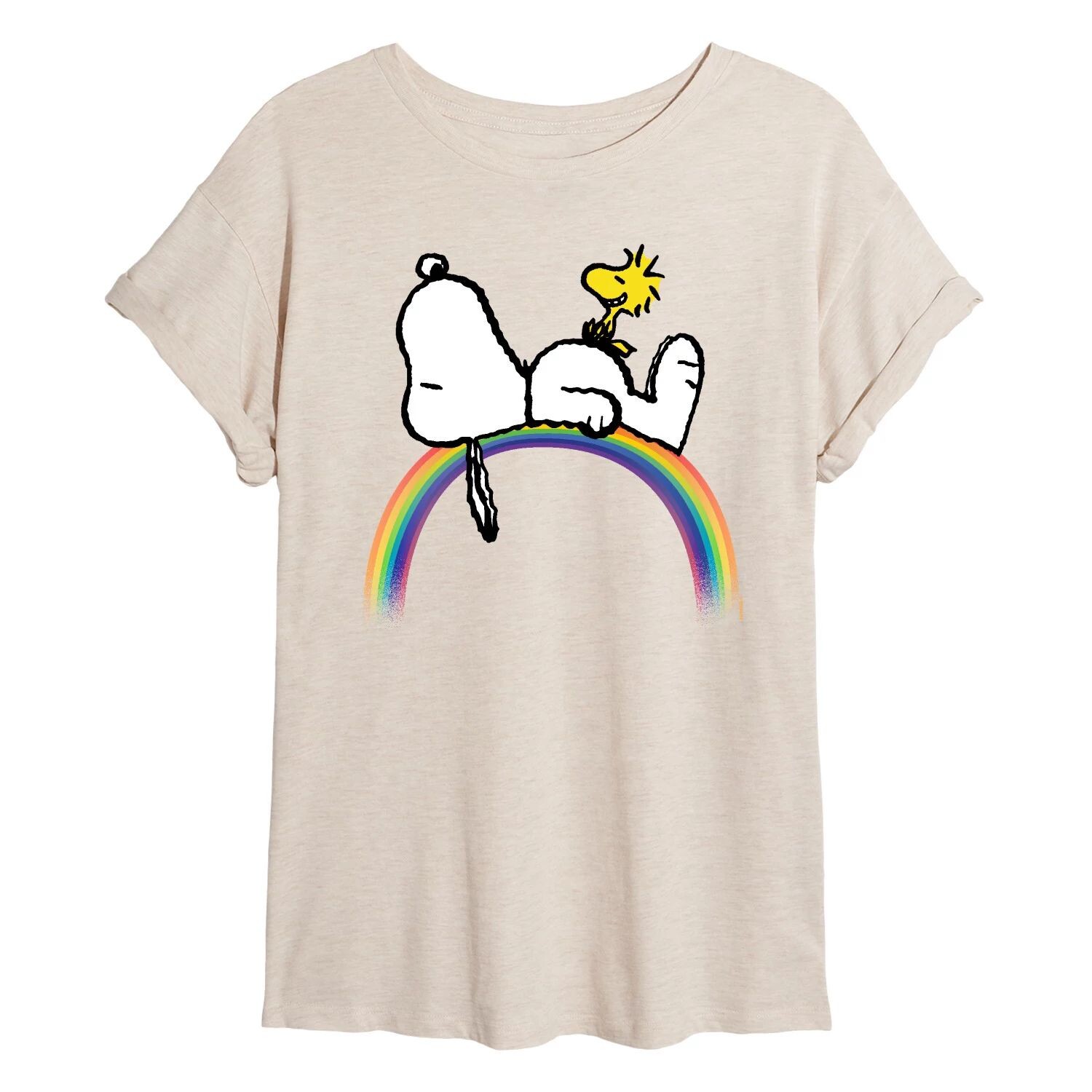 Детская большая футболка Peanuts Snoopy & Woodstock Rainbow Licensed Character, бежевый
Детская большая футболка Peanuts Snoopy & Woodstock Rainbow Licensed Character, бежевый