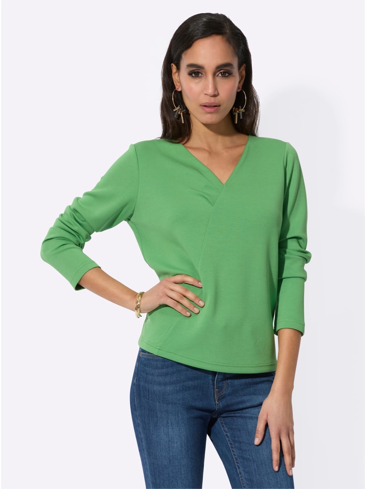 Рубашка с длинными рукавами в яблочном цвете creation L
Рубашка с длинными рукавами в яблочном цвете creation L