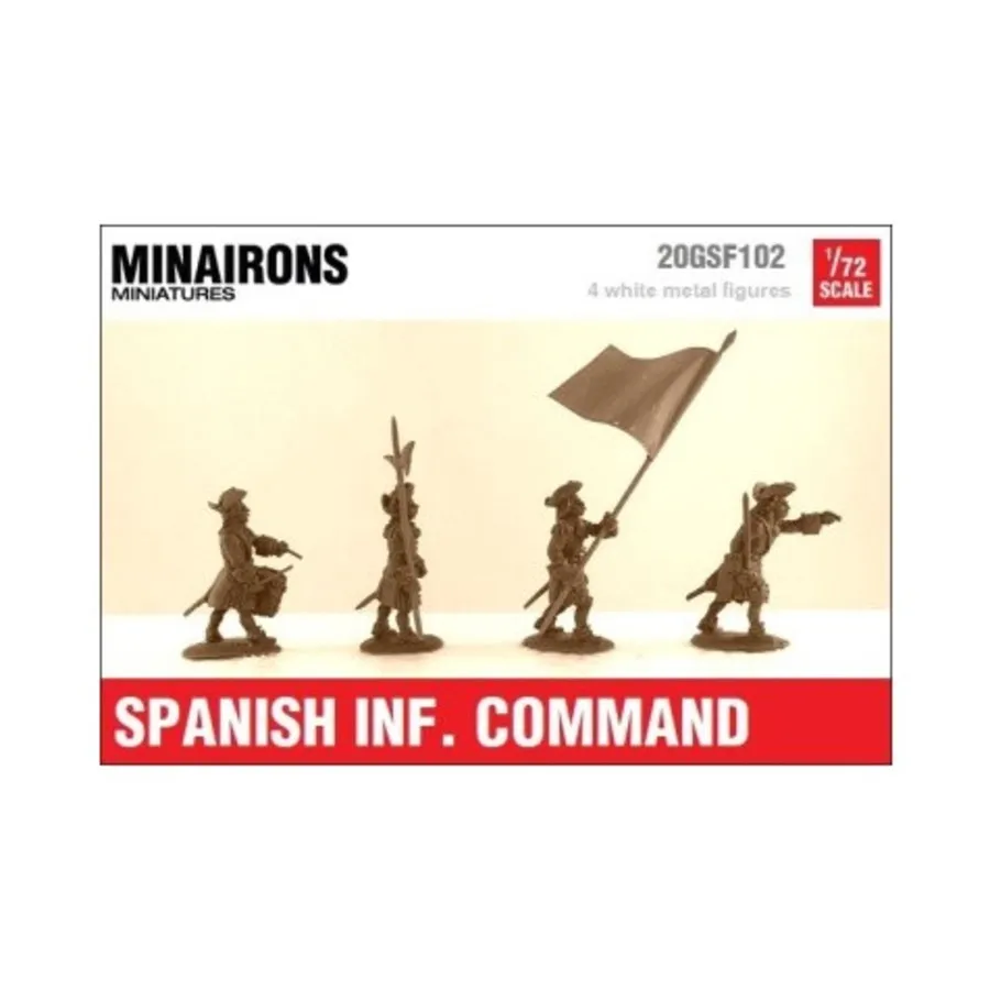 Испанское пехотное командование, War of Spanish Succession - Infantry (1:72)
Испанское пехотное командование, War of Spanish Succession - Infantry (1:72)