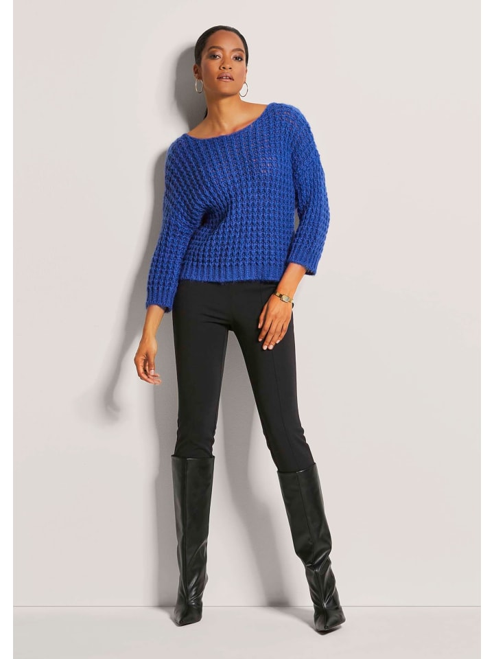 MADELEINE Свитер с пайетками королевского синего цвета
MADELEINE Свитер с пайетками королевского синего цвета