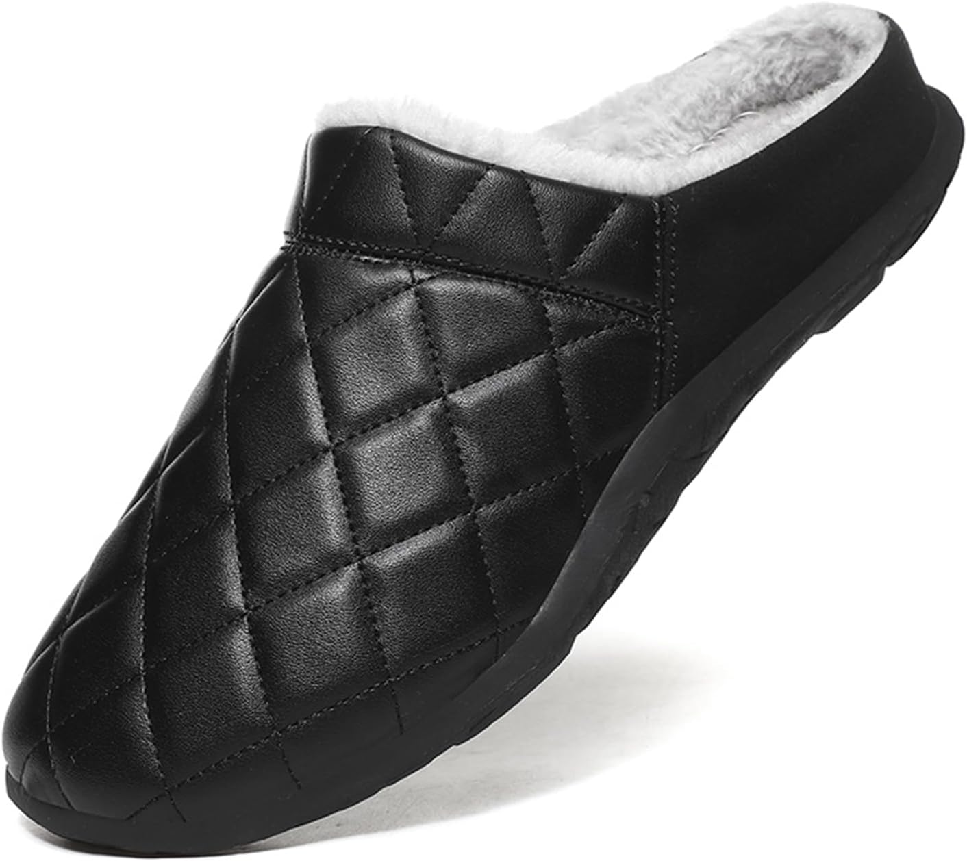 Мужские уютные тапочки с мемори-пеной и пушистой подкладкой, имитирующей шерсть, для дома и улицы, можно стирать, без застежек Abborora, черный
Мужские уютные тапочки с мемори-пеной и пушистой подкладкой, имитирующей шерсть, для дома и улицы, можно стирать, без застежек Abborora, черный