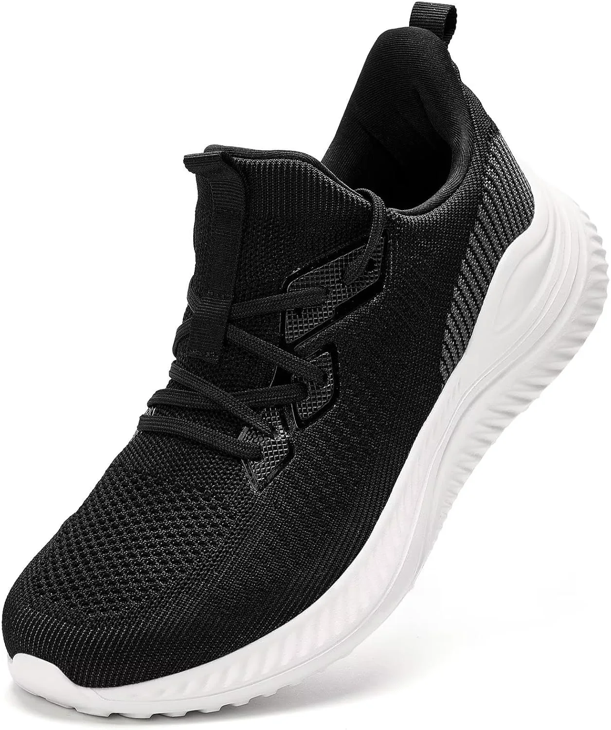 Мужские слипоны Akk с широкой подошвой для ходьбы, с амортизирующей стелькой из памяти формы, для бега и тенниса, легкие дышащие повседневные кроссовки, черно-белый
Мужские слипоны Akk с широкой подошвой для ходьбы, с амортизирующей стелькой из памяти формы, для бега и тенниса, легкие дышащие повседневные кроссовки, черно-белый