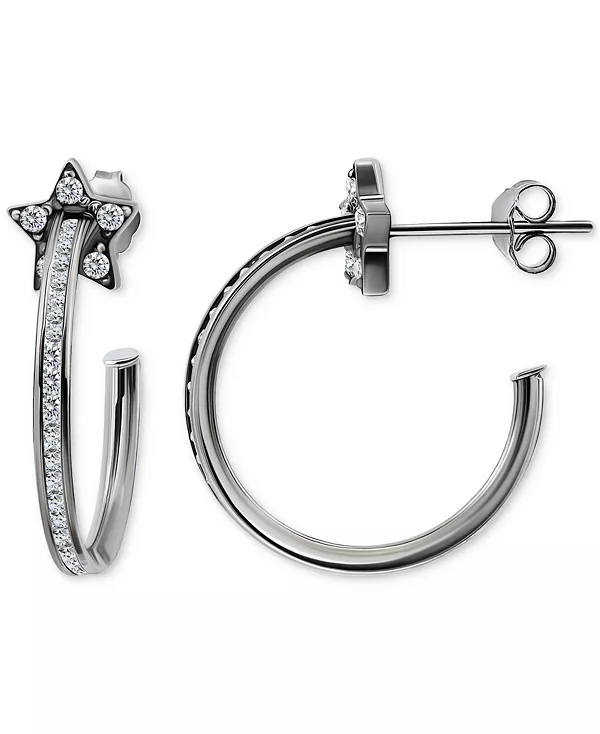 Маленькие серьги-кольца с кубическим цирконием в форме звезды, 0,75 дюйма, эксклюзивно в Macy's Giani Bernini, silver
Маленькие серьги-кольца с кубическим цирконием в форме звезды, 0,75 дюйма, эксклюзивно в Macy's Giani Bernini, silver