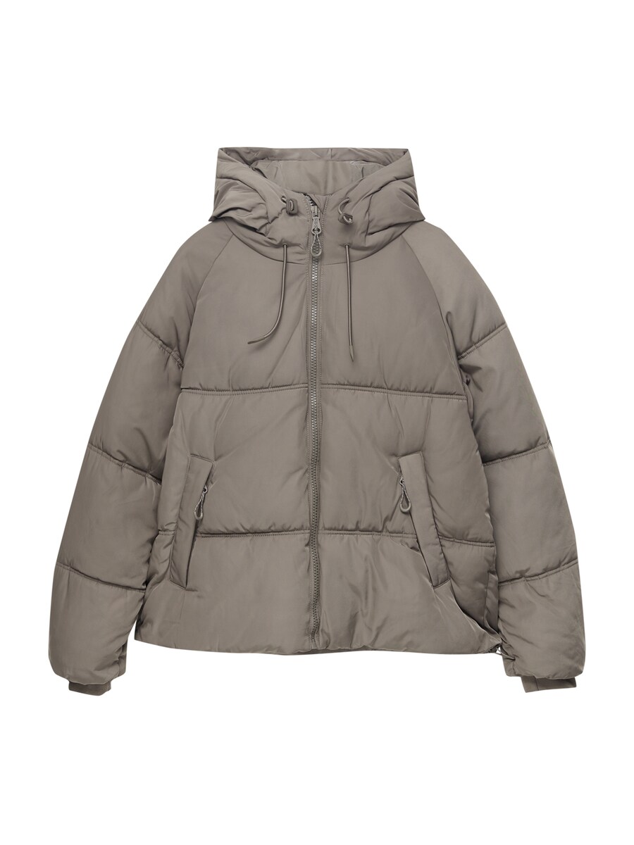 Межсезонная куртка Pull&Bear, коричневый
Межсезонная куртка Pull&Bear, коричневый