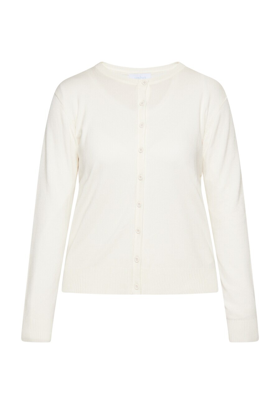 Вязаный кардиган Usha Blue Label, цвет Wool White
Вязаный кардиган Usha Blue Label, цвет Wool White