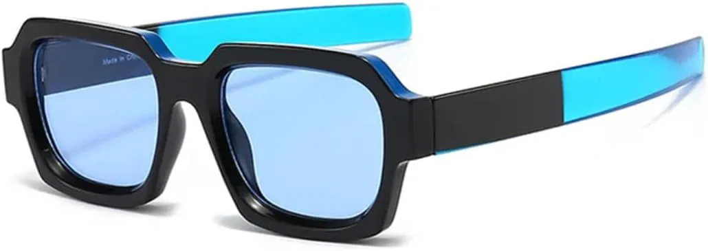 Популярные модные квадратные двухцветные панк-солнцезащитные очки для мужчин и женщин в винтажном стиле с защитой от УФ-излучения UV400 UATXTAU, Black Blue Blue
Популярные модные квадратные двухцветные панк-солнцезащитные очки для мужчин и женщин в винтажном стиле с защитой от УФ-излучения UV400 UATXTAU, Black Blue Blue