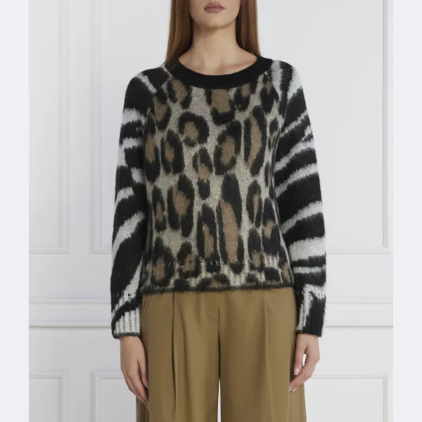 Свитер обычного кроя с добавлением шерсти Marc Cain, черный
Свитер обычного кроя с добавлением шерсти Marc Cain, черный