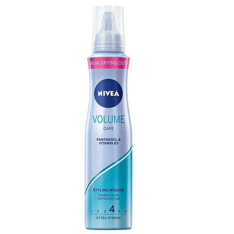 Nivea, Мусс для волос Volume Care 150мл
Nivea, Мусс для волос Volume Care 150мл