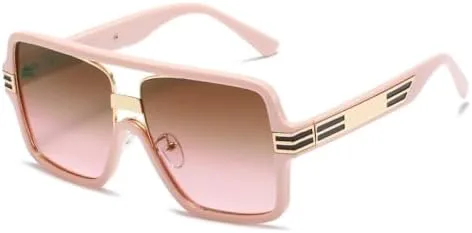 Солнцезащитные очки квадратной формы 2027 года для женщин, винтажные солнцезащитные очки большого размера в крупной оправе для женщин/мужчин MTZJH, C3 Pink Brown
Солнцезащитные очки квадратной формы 2027 года для женщин, винтажные солнцезащитные очки большого размера в крупной оправе для женщин/мужчин MTZJH, C3 Pink Brown