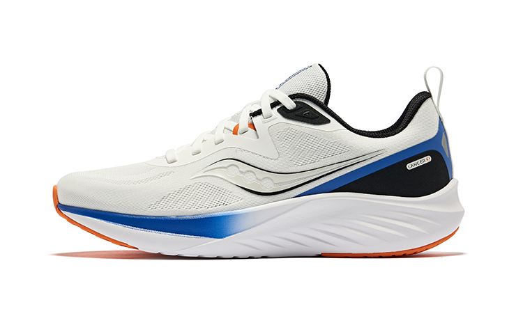 Lancer Gun Rider 3 низкие кроссовки для бега мужские Saucony, белый/черный/синий
Lancer Gun Rider 3 низкие кроссовки для бега мужские Saucony, белый/черный/синий