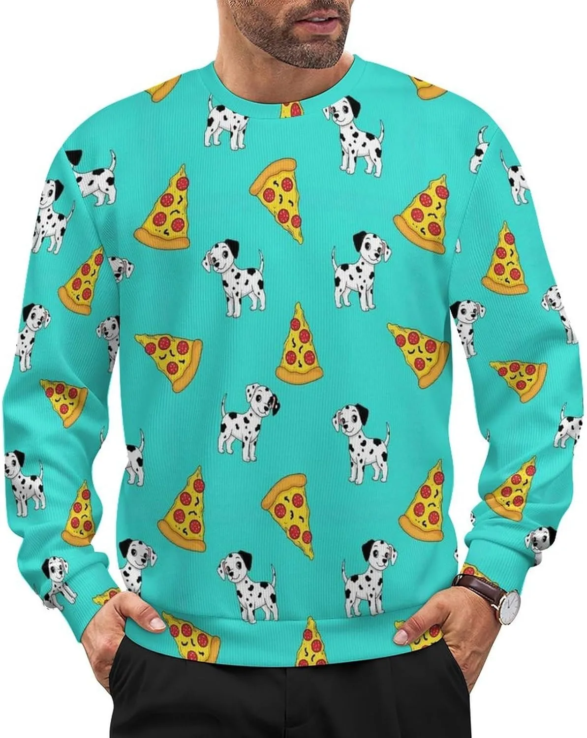 Мужской свитер с круглым вырезом вязаный пуловер VAFZASC
Мужской свитер с круглым вырезом вязаный пуловер VAFZASC