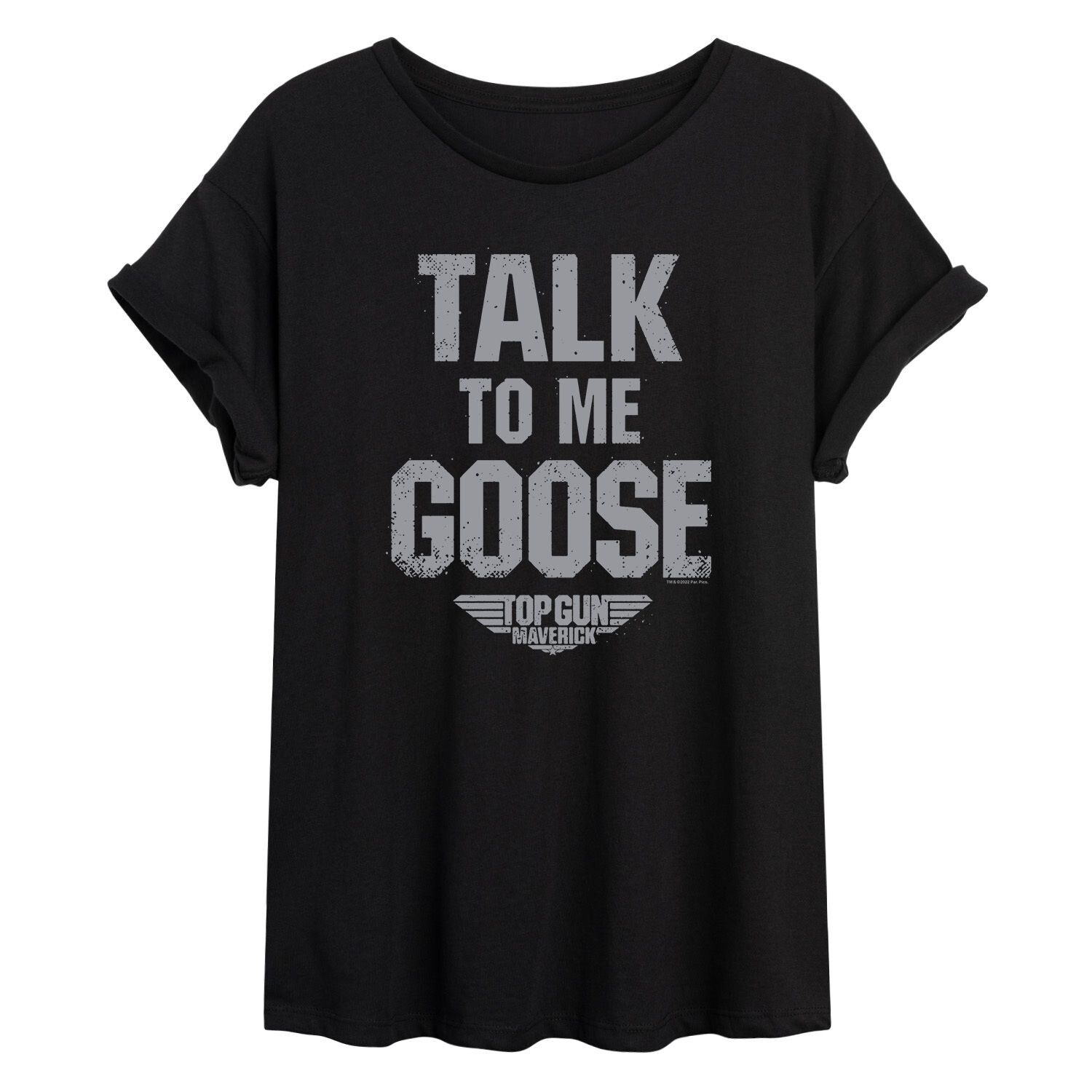 Большая футболка с рисунком Juniors' Top Gun "Talk To Me Goose" Licensed Character
Большая футболка с рисунком Juniors' Top Gun "Talk To Me Goose" Licensed Character