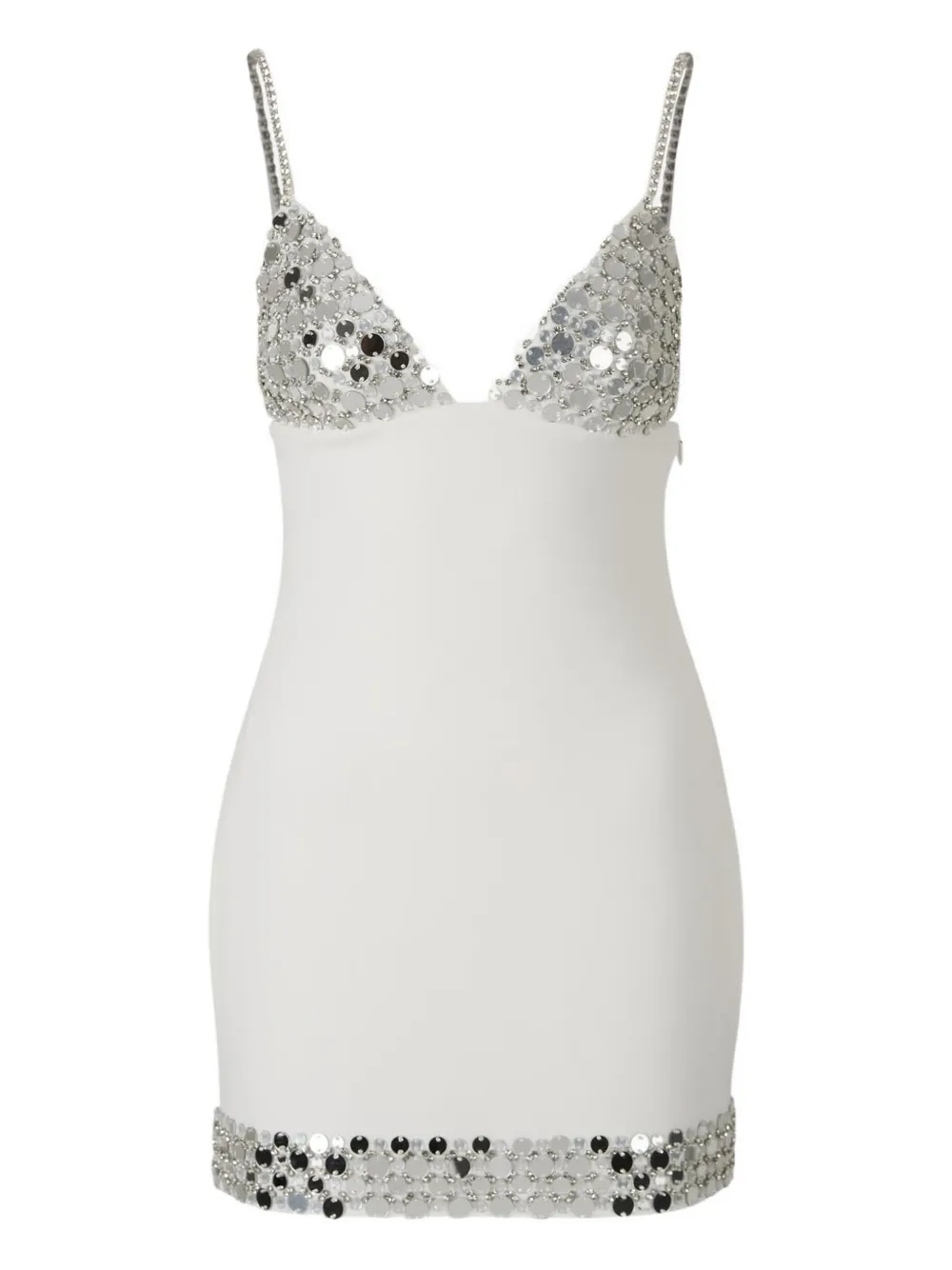 Мини-платье с V-образным вырезом Retrofete, белый
Мини-платье с V-образным вырезом Retrofete, белый