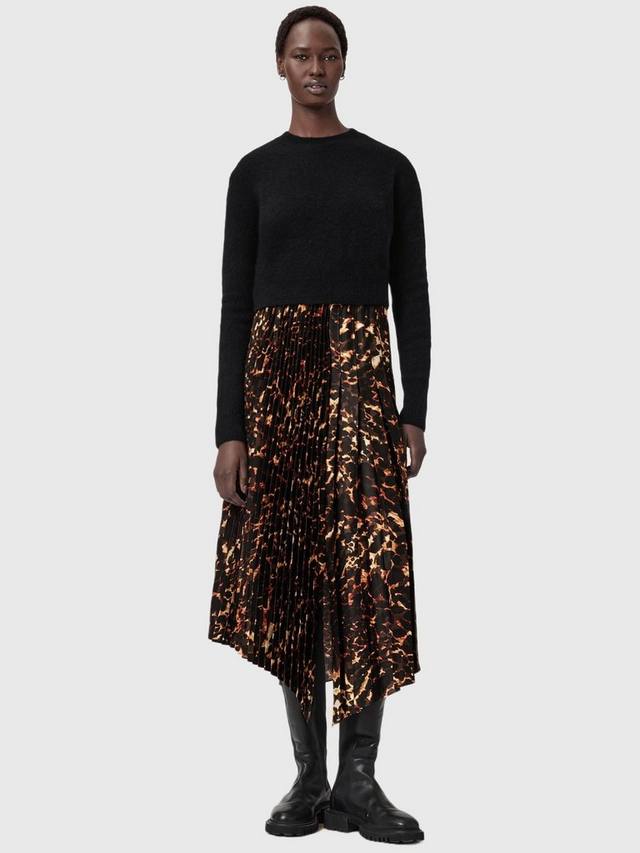 Платье Jax Pardus из шерсти Wool Rich AllSaints, Black/Bitter Brown
Платье Jax Pardus из шерсти Wool Rich AllSaints, Black/Bitter Brown