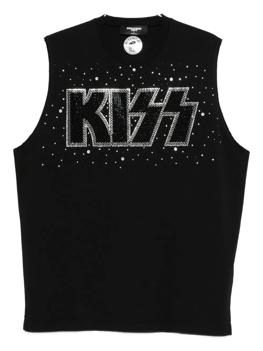 Топ с кристаллами из коллаборации с Kiss Dsquared2, черный
Топ с кристаллами из коллаборации с Kiss Dsquared2, черный